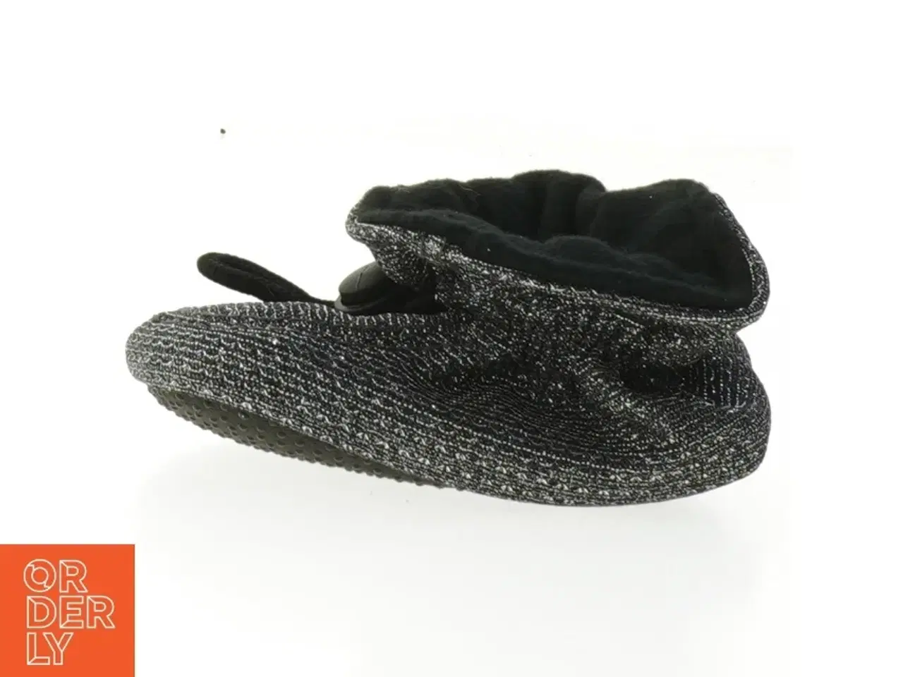 Billede 3 - Babysko i glitterstof (str. 13 cm)