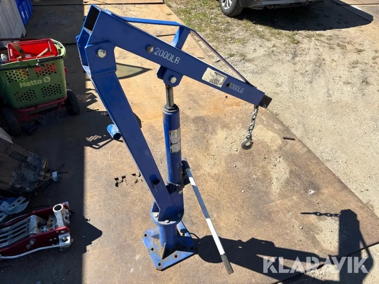 Billede 8 - Manuel hydraulisk svingkran