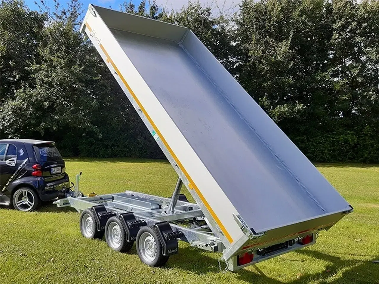 Billede 1 - EDUARD trailer 4020-3500.63 EL tip TR3 m/Ramper og støtteben