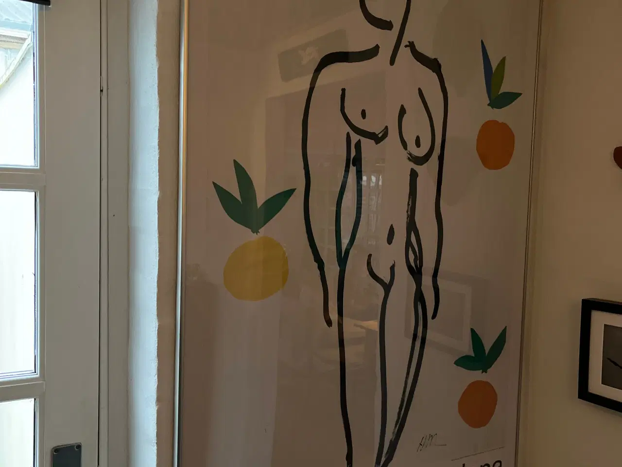 Billede 1 - Matisse “model og appelsiner” i ramme