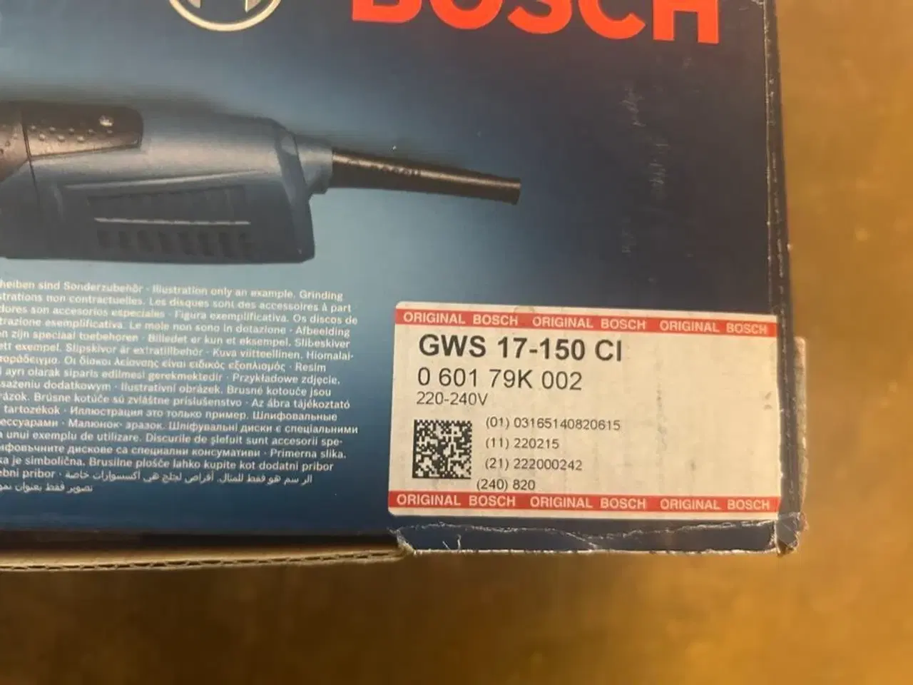 Billede 2 - BOSCH Vinkelsliber GWS 17-150CI