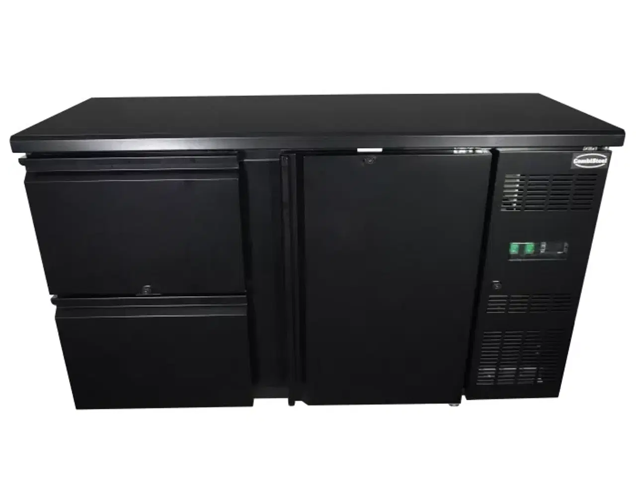 Billede 3 - Sort Bar-Køler med 1 Dør & 2 Skuffer – 350 L