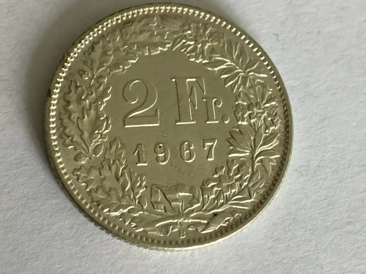 Billede 1 - 2 Francs Switzerland 1967
