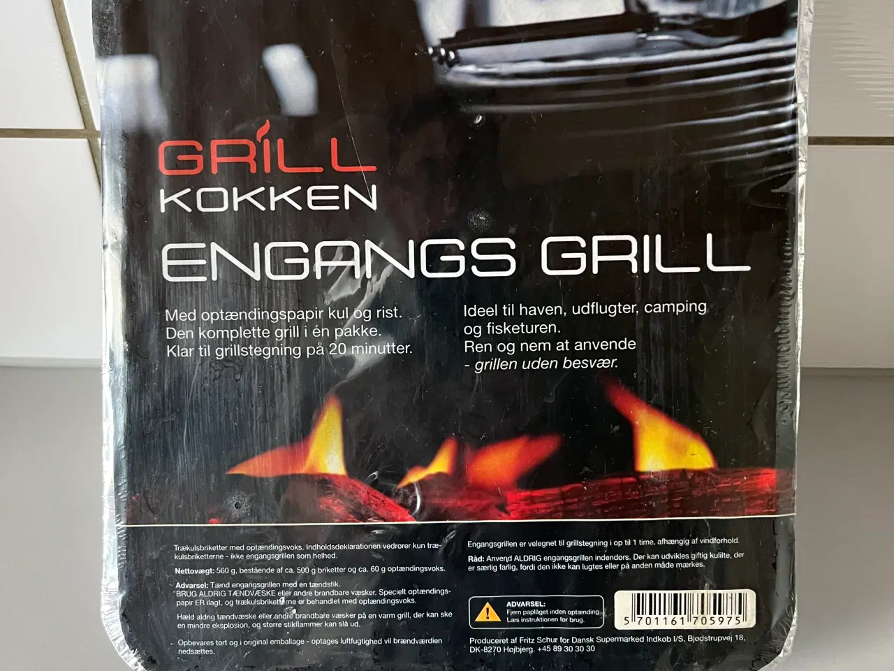 Billede 1 - Engangsgrill 25x30 cm