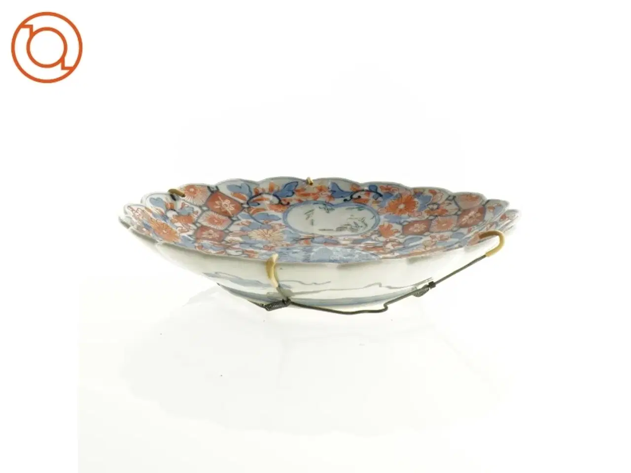 Billede 2 - Japansk tallerken til ophæng (str. 23 x 23 cm)