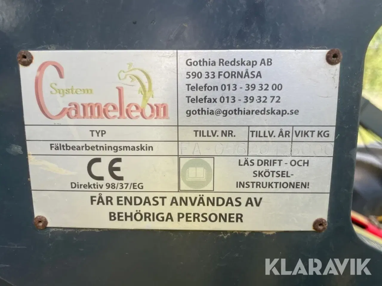 Billede 9 - Såmaskine Gothia Redskap Cameleon 8 meter