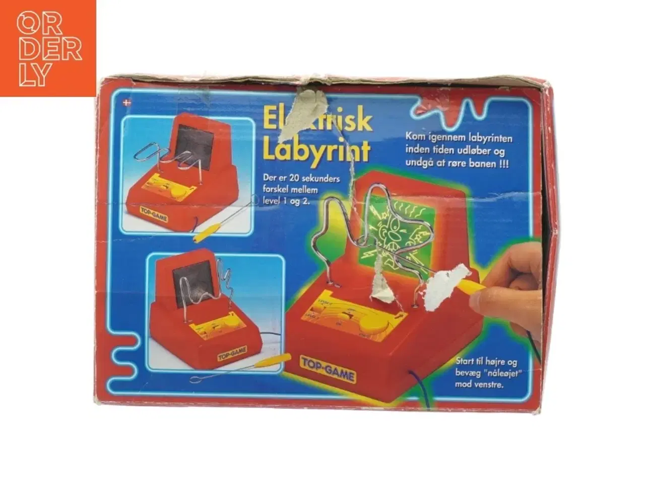 Billede 3 - Elektrisk Labyrint Spil fra Top Game (str. 22 x 16 x 18 cm. 22 x 16 x 18)