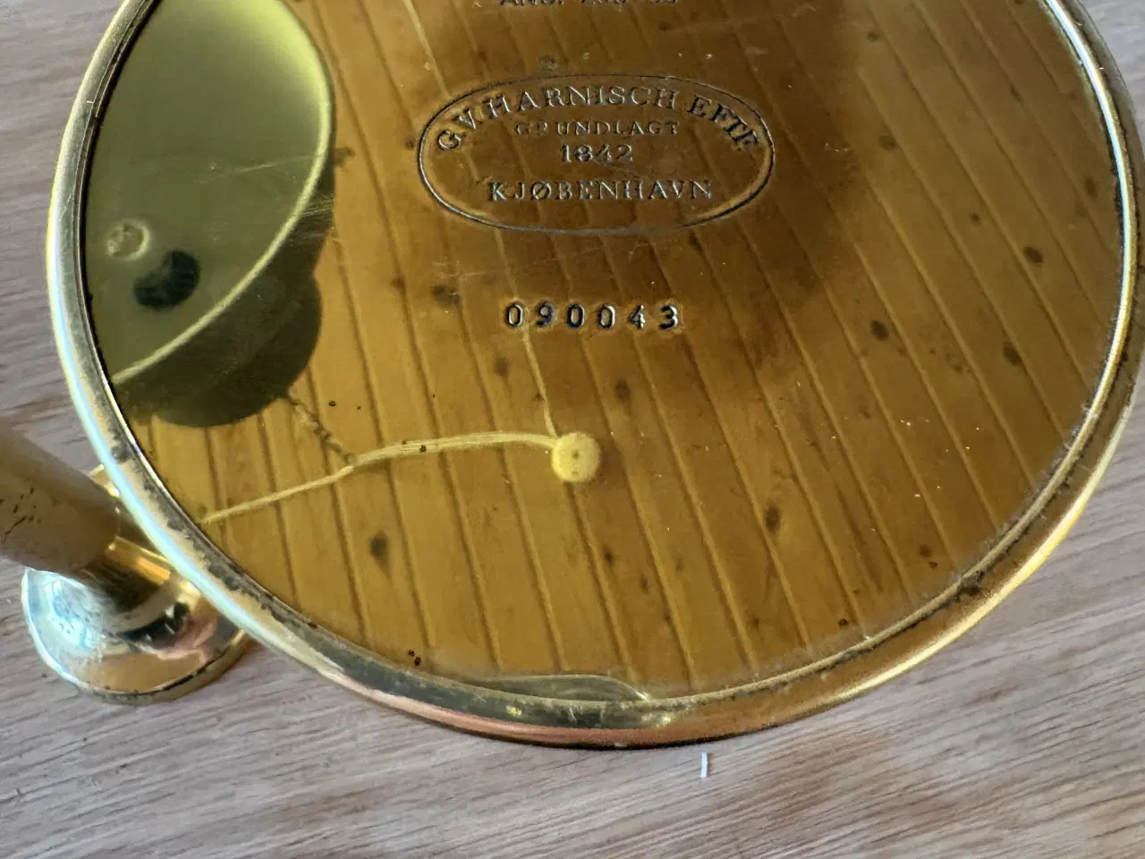 Billede 2 - Messing Lysestager af G. V. Harnisch EFTE.