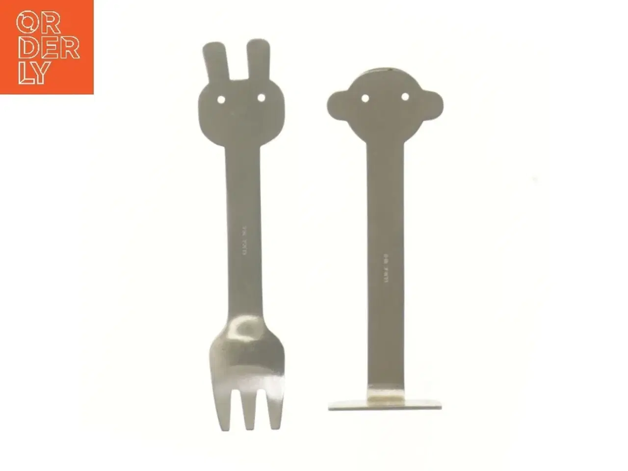 Billede 1 - Børnebestik sæt med sjove motiver (str. 15 cm)