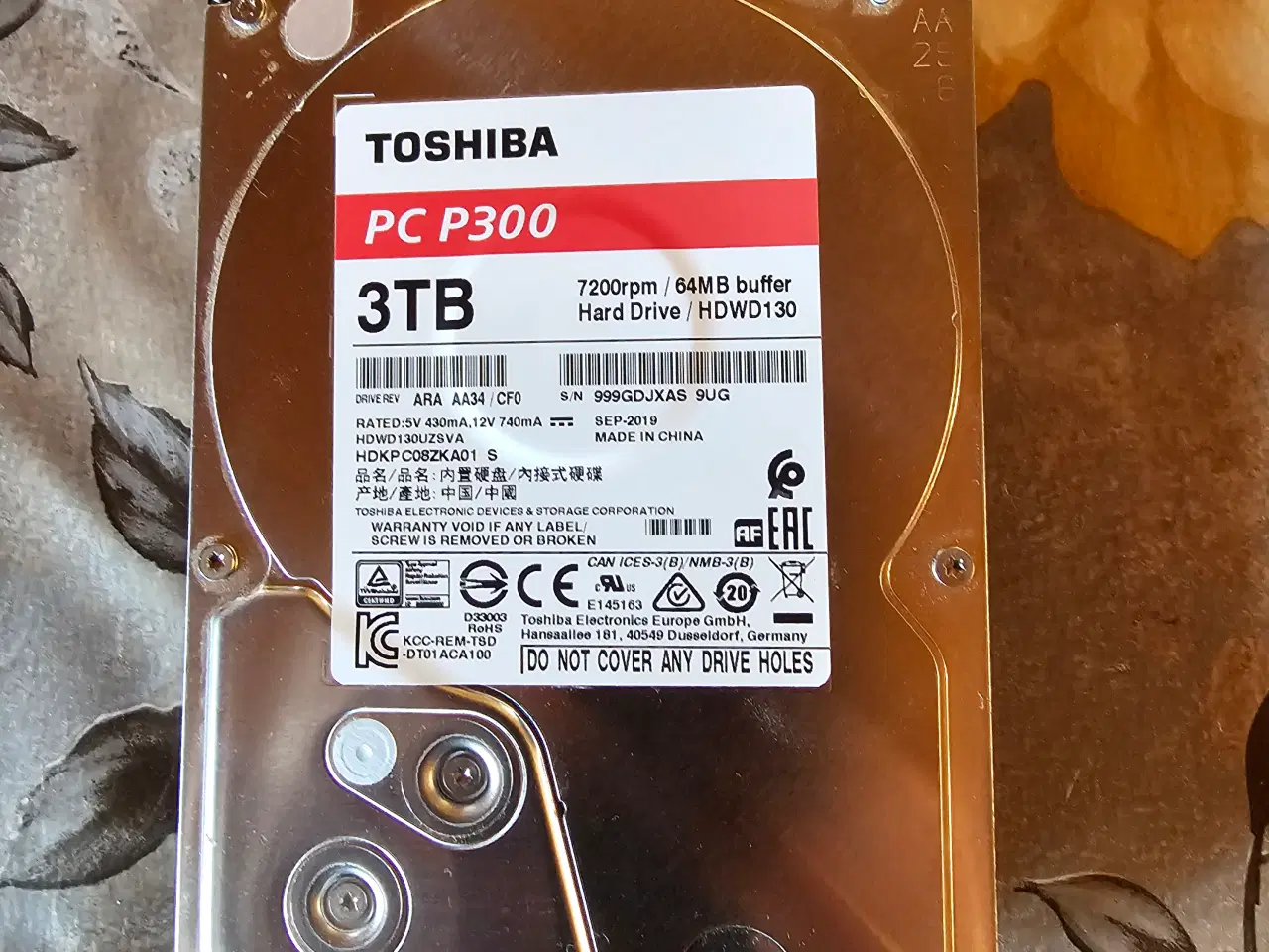 Billede 1 - Toshiba 3TB