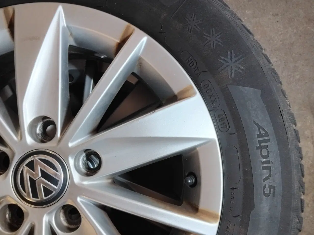 Billede 4 - Vinterdæk 15" VW 15" alu