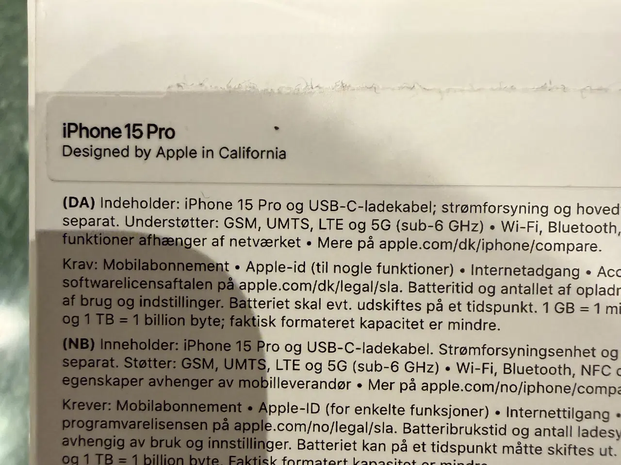 Billede 5 - iPhone 15 pro med 128 gb