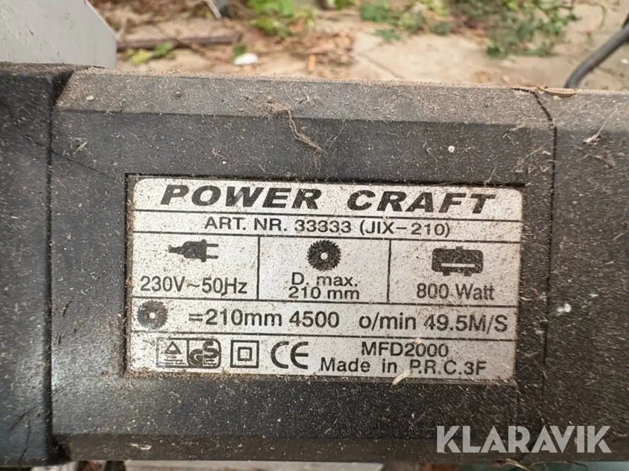 Billede 10 - Sliber og sav Power Craft/Meister MDS 250 ND Combi