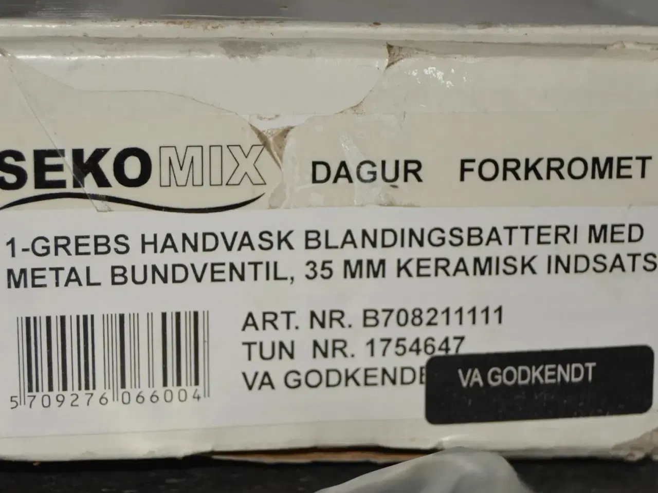 Billede 5 - SEKO Blandingsbatteri: