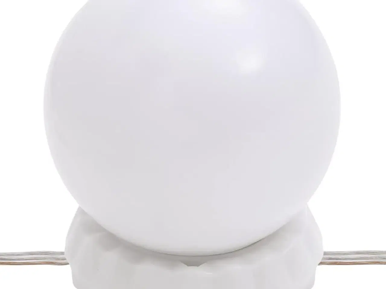 Billede 12 - Makeupbord med LED-lys 100x40x120 cm hvid