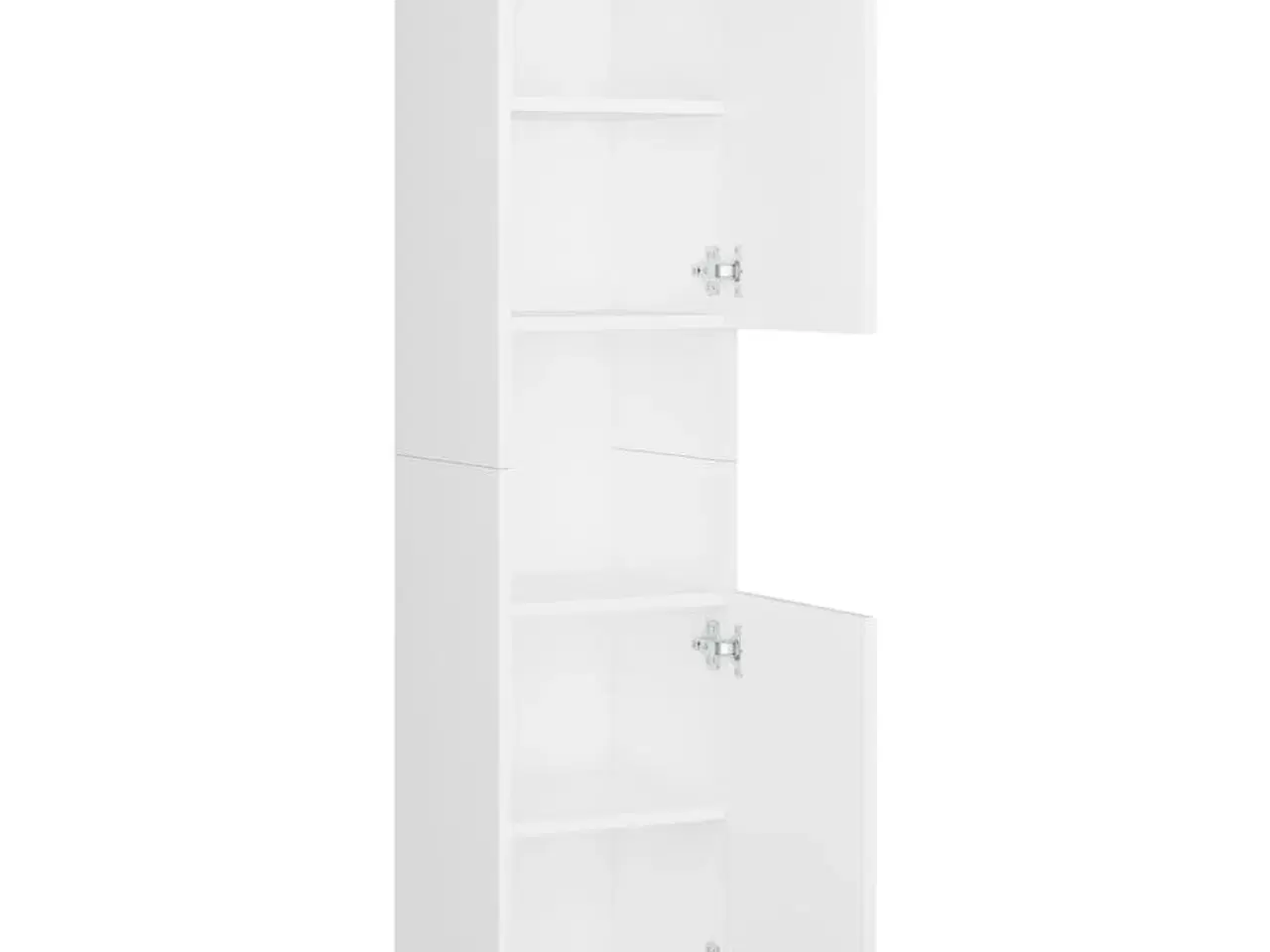 Billede 7 - Badeværelsesskab 30x30x130 cm konstrueret træ hvid
