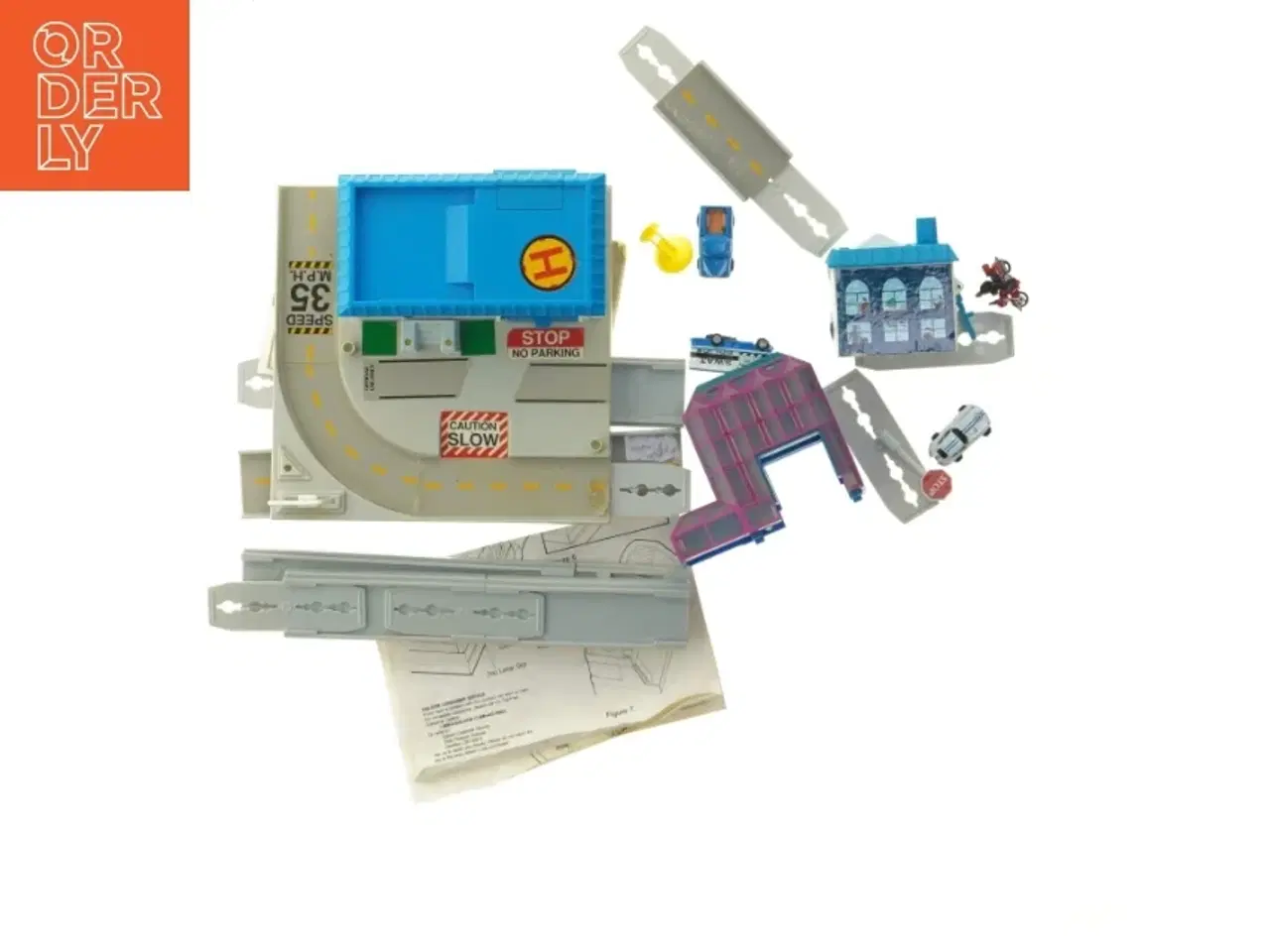 Billede 2 - Micro Machines Hiways & Byways politistation fra Galoob