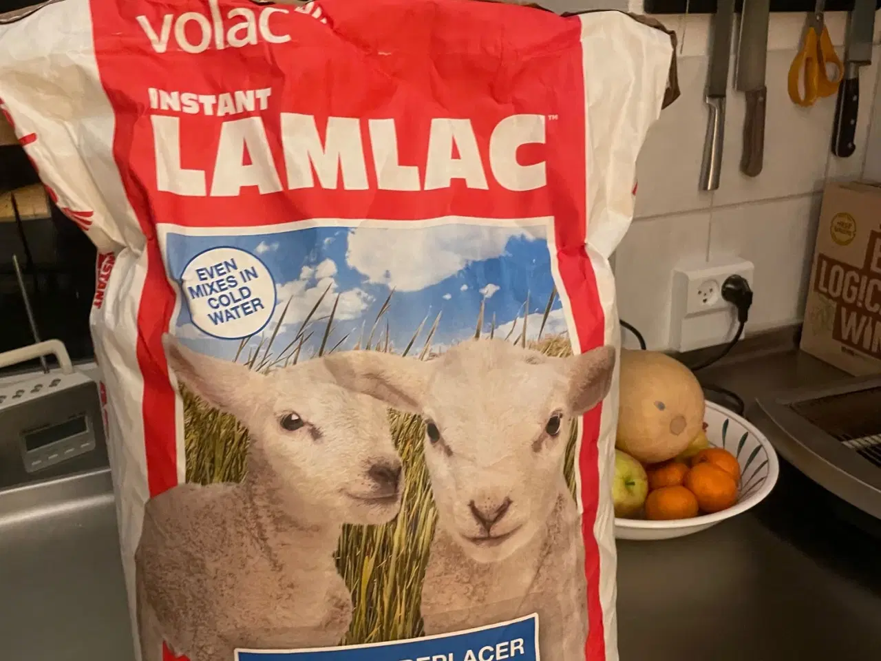 Billede 1 - Pulvermælk til opflaskning af lam, Lamlac, 10 kg