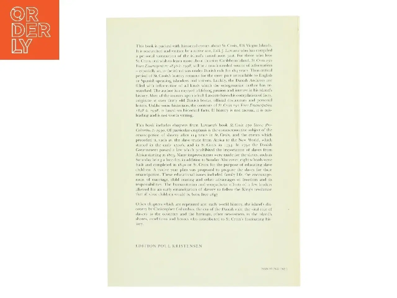 Billede 2 - Emancipation af Erik J. Lawaetz (Bog)