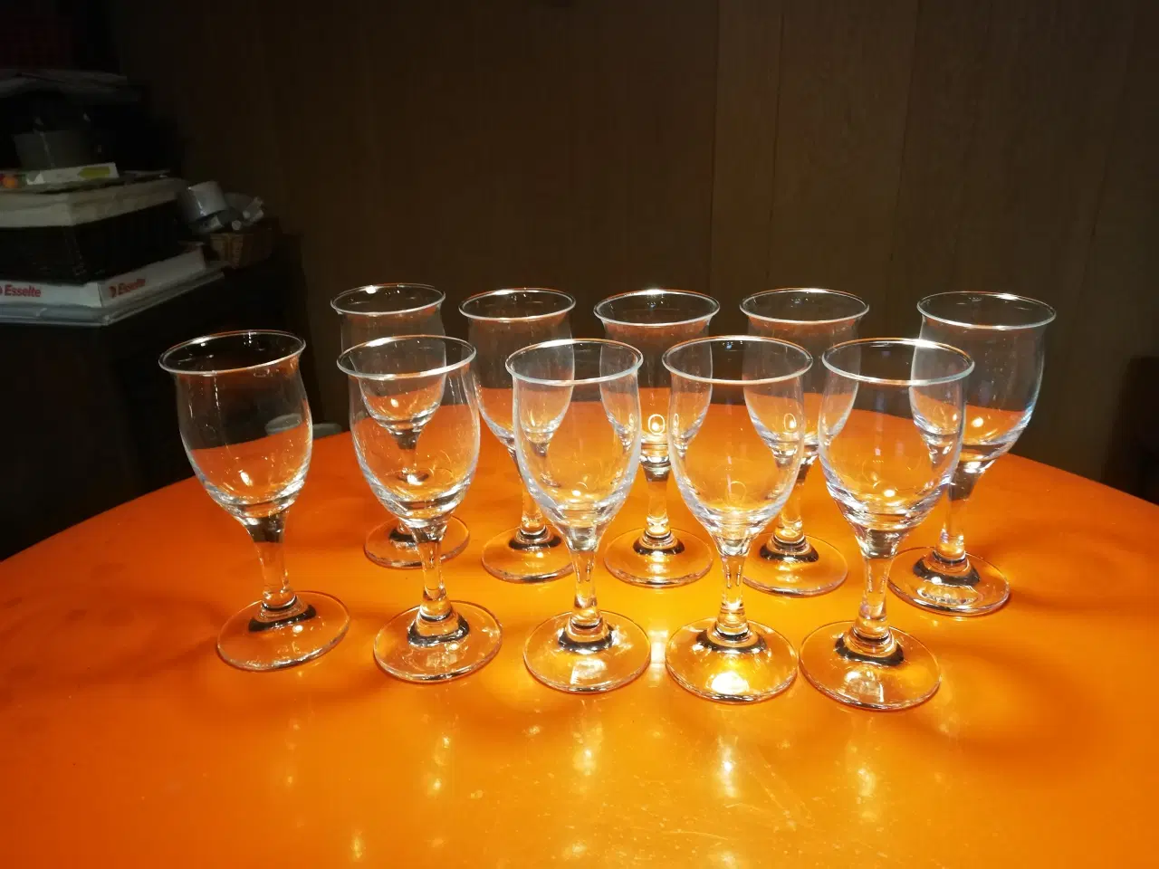 Billede 1 - 10 Ideelle rødvinsglas fra Holmegaard Glasværk 