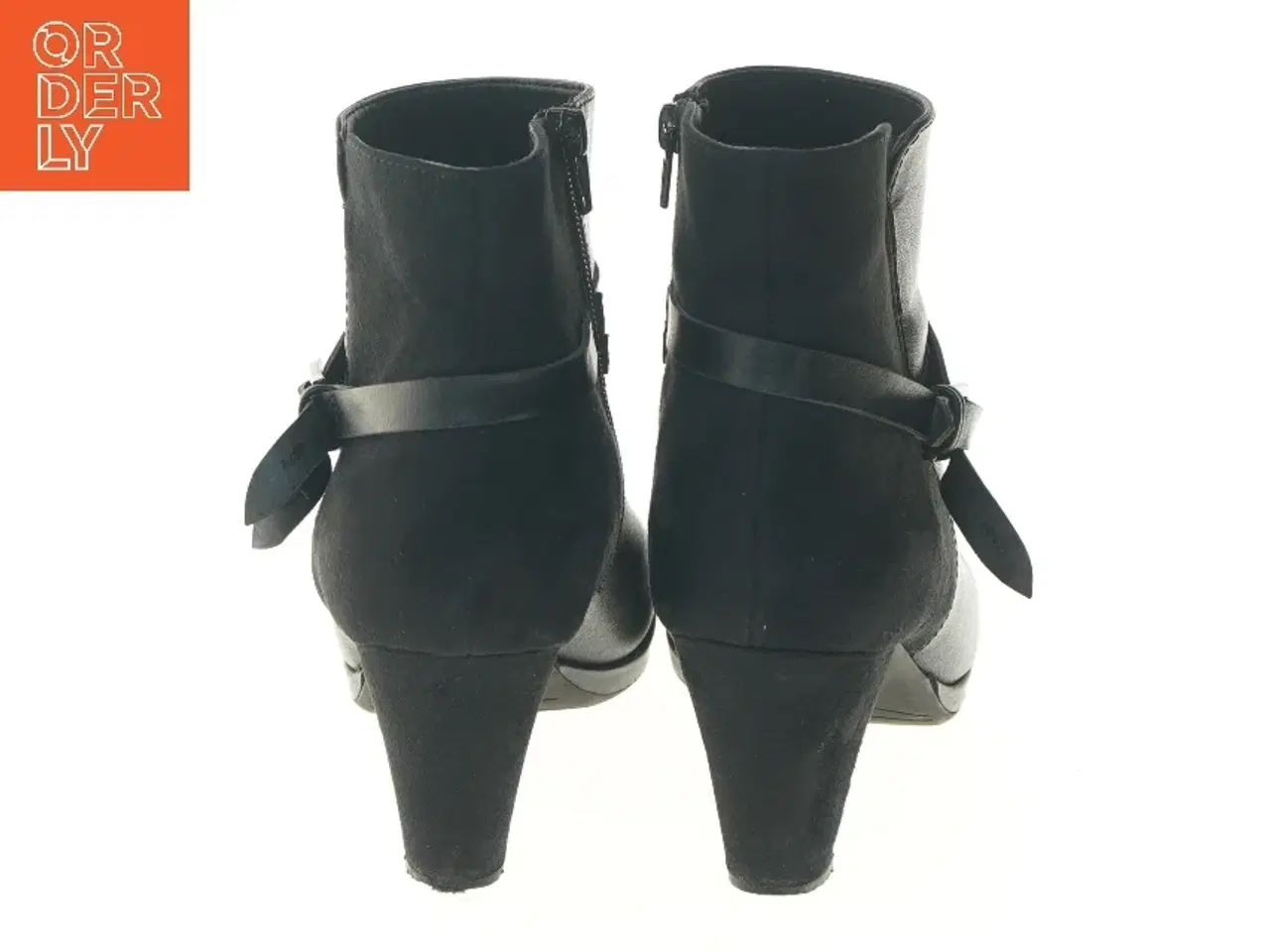 Billede 4 - Sort ankelstøvler med hæl fra Graceland (str. 41 )