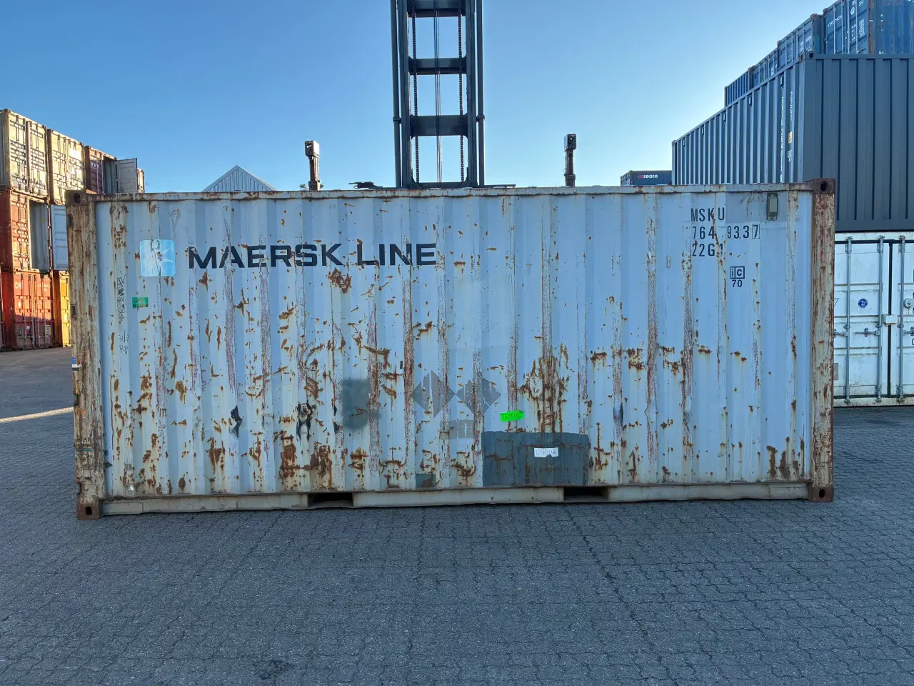 Billede 3 - 20 fods Container- ID: MSKU 764933-7