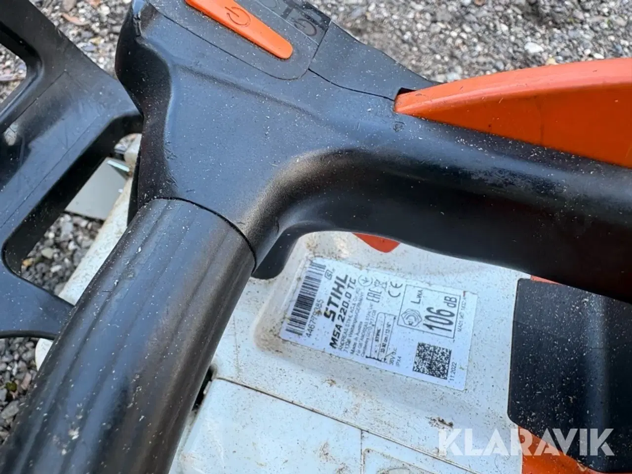 Billede 8 - Motorsav/ El Kædesav Stihl MSA 220 TC klatresav 2 styk
