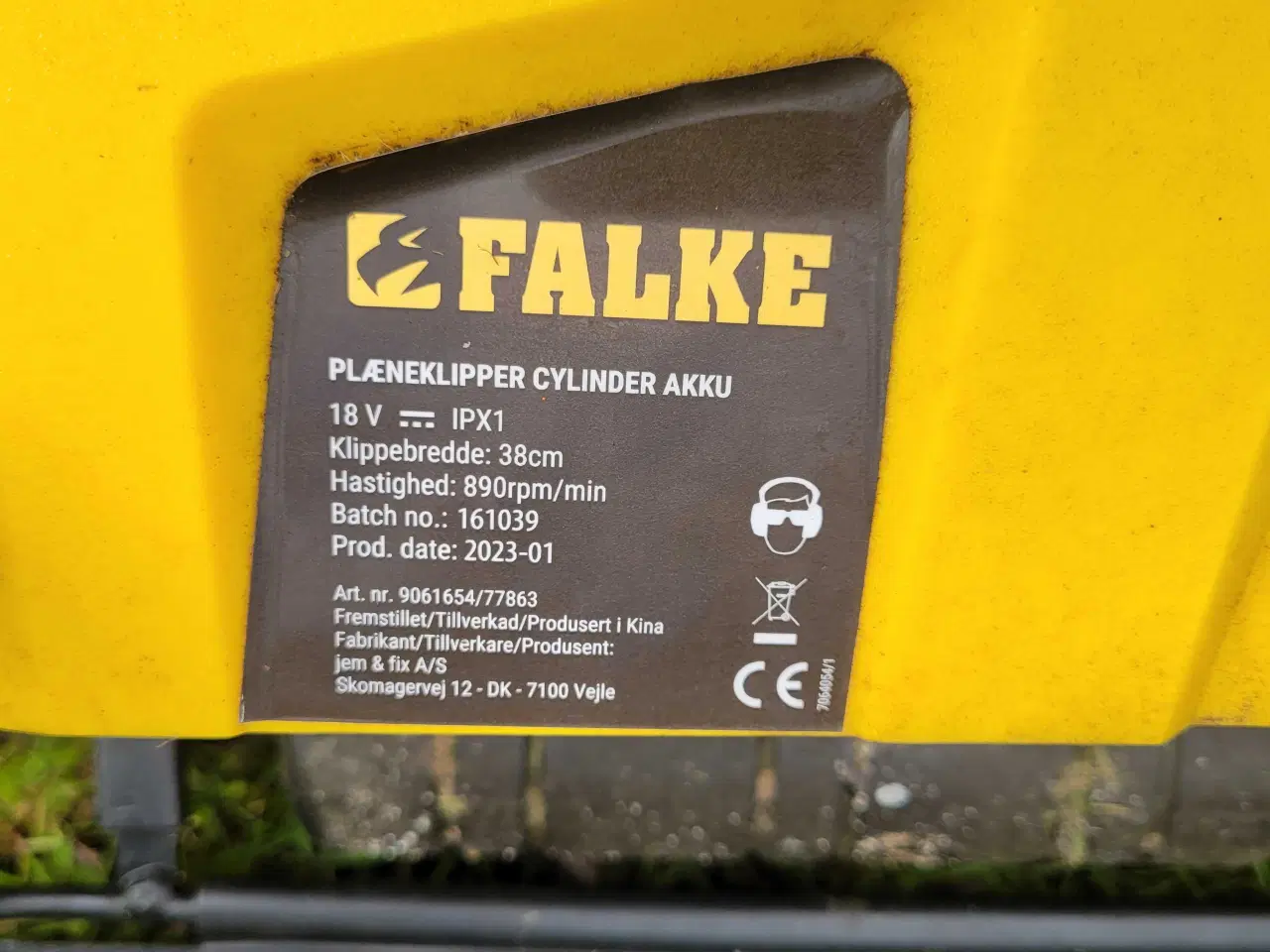 Billede 8 - Falke cylinderklipper på batteri