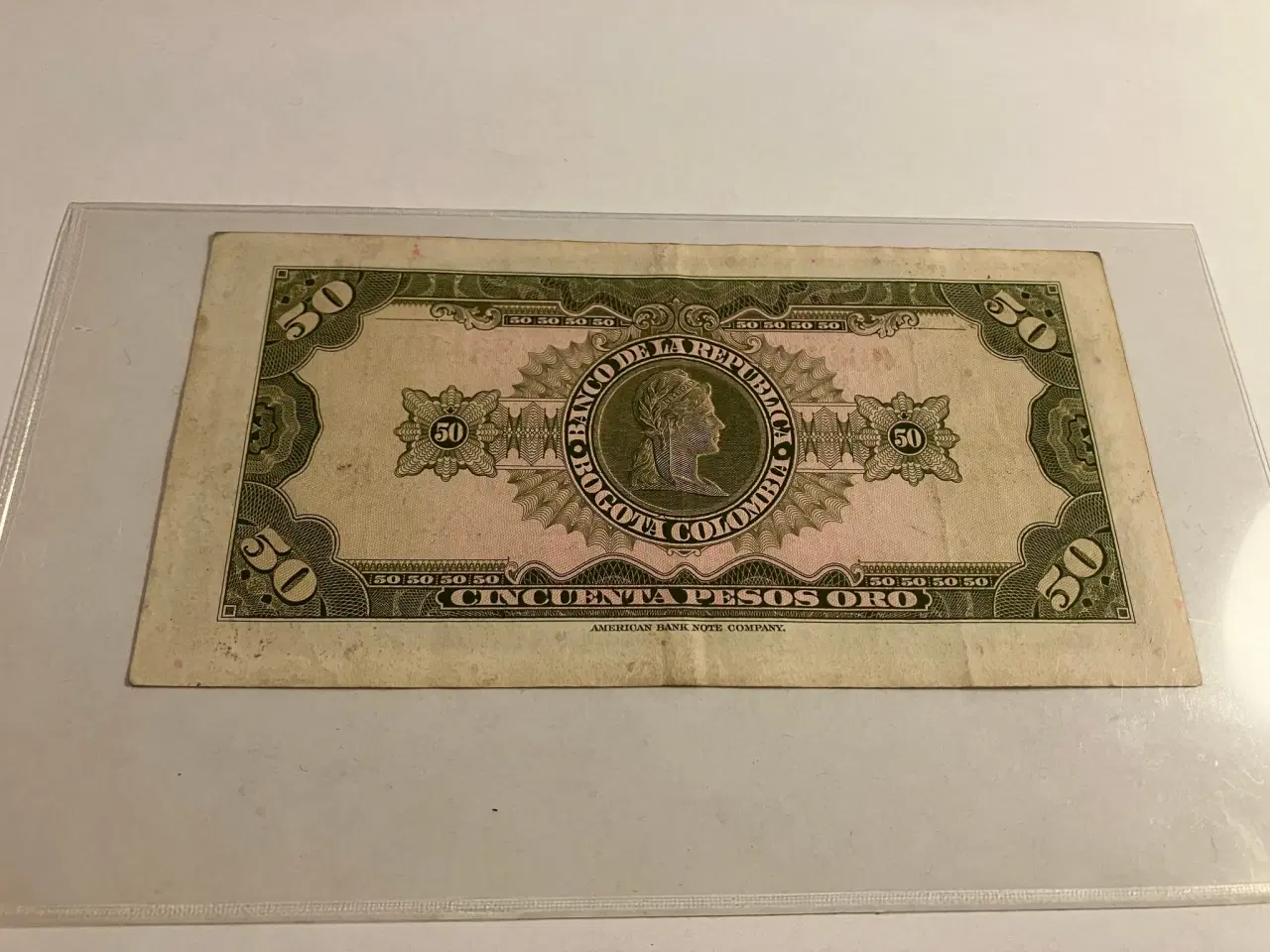 Billede 2 - 50 pesos oro Colombia 1967