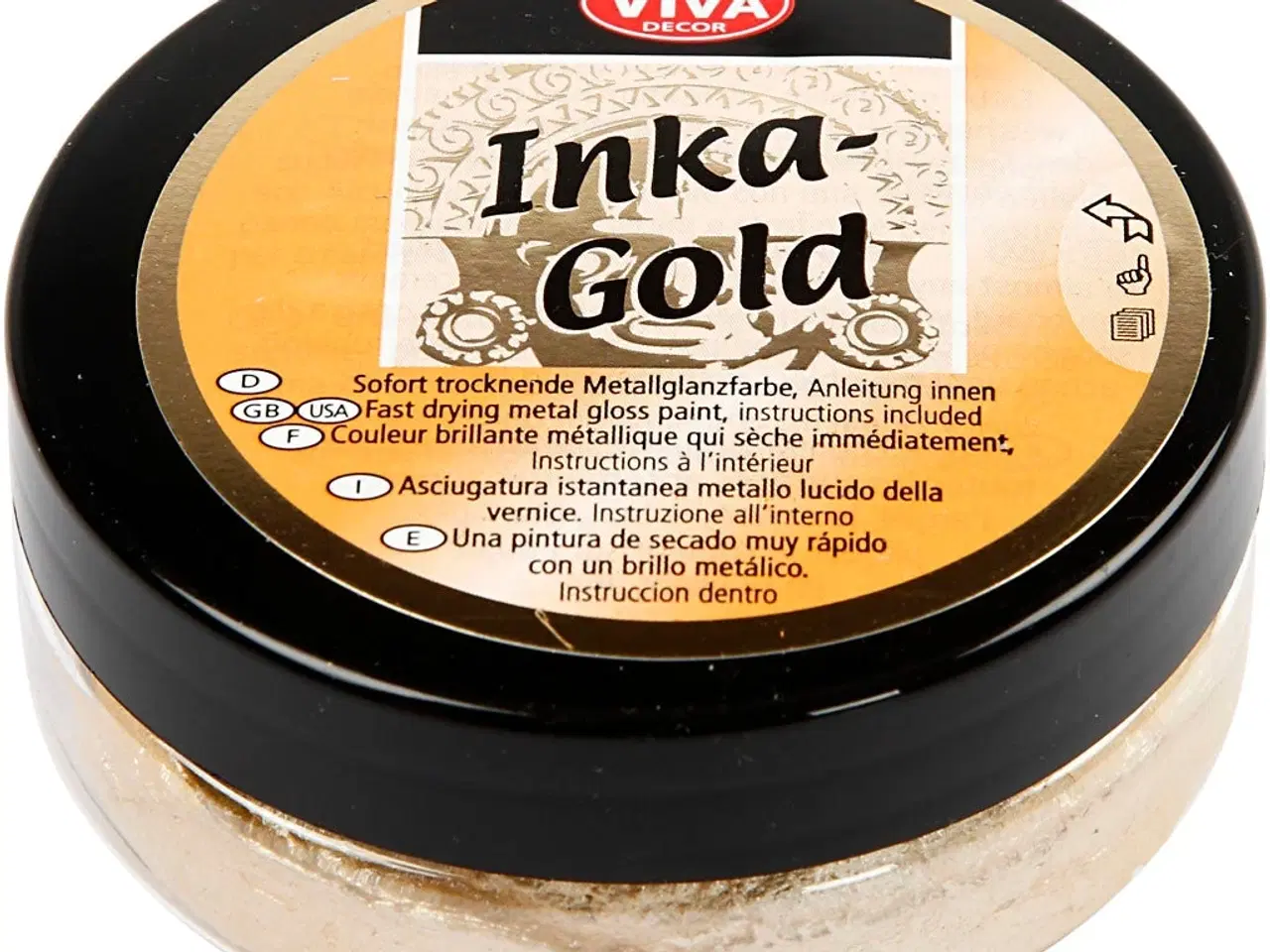Billede 1 - Inka Gold Lys Guld Voks 50ml - Luksuriøs Finish