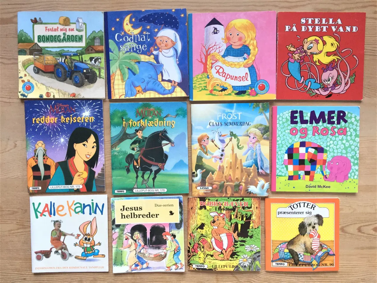 Billede 2 - 5 x 12 børnebøger, Lilleput, Disney m.m.