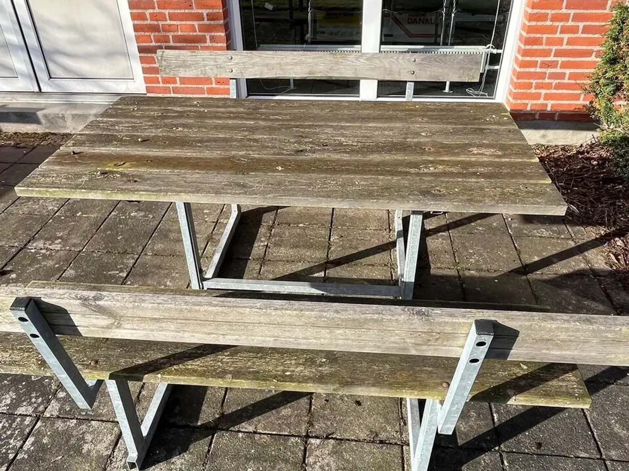 Billede 1 - Bord Bænkesæt Metalstel Model 2