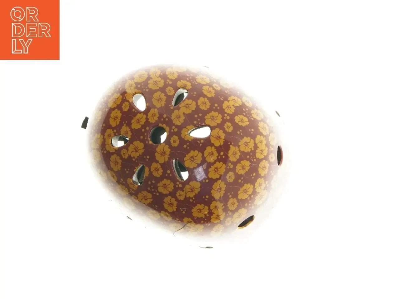 Billede 3 - Cykelhjelm med blomsterdesign (str. 52-57 cm)