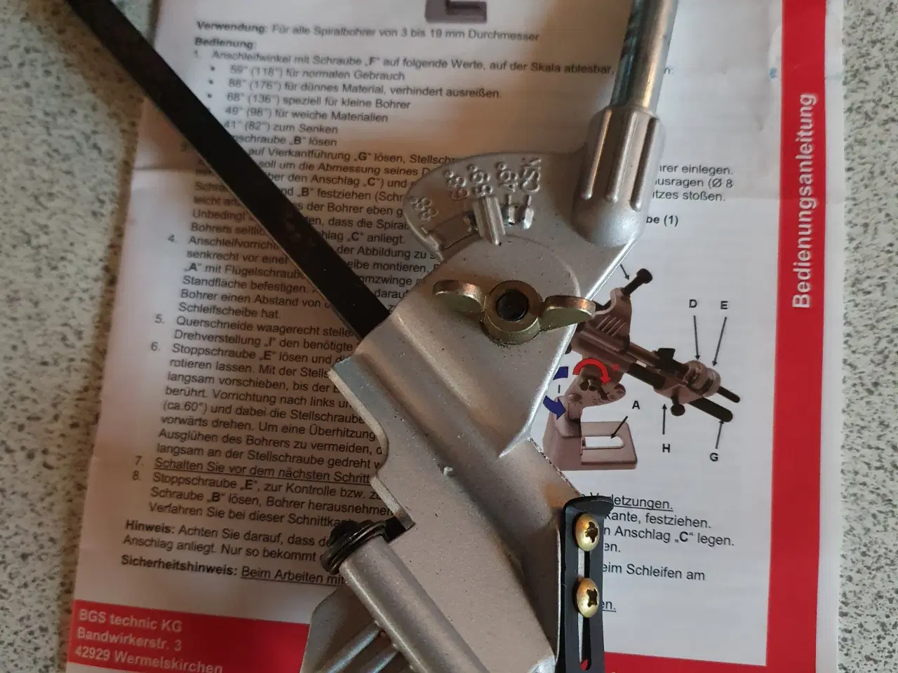 Billede 9 - Geometrisk tårn til slibning af bor