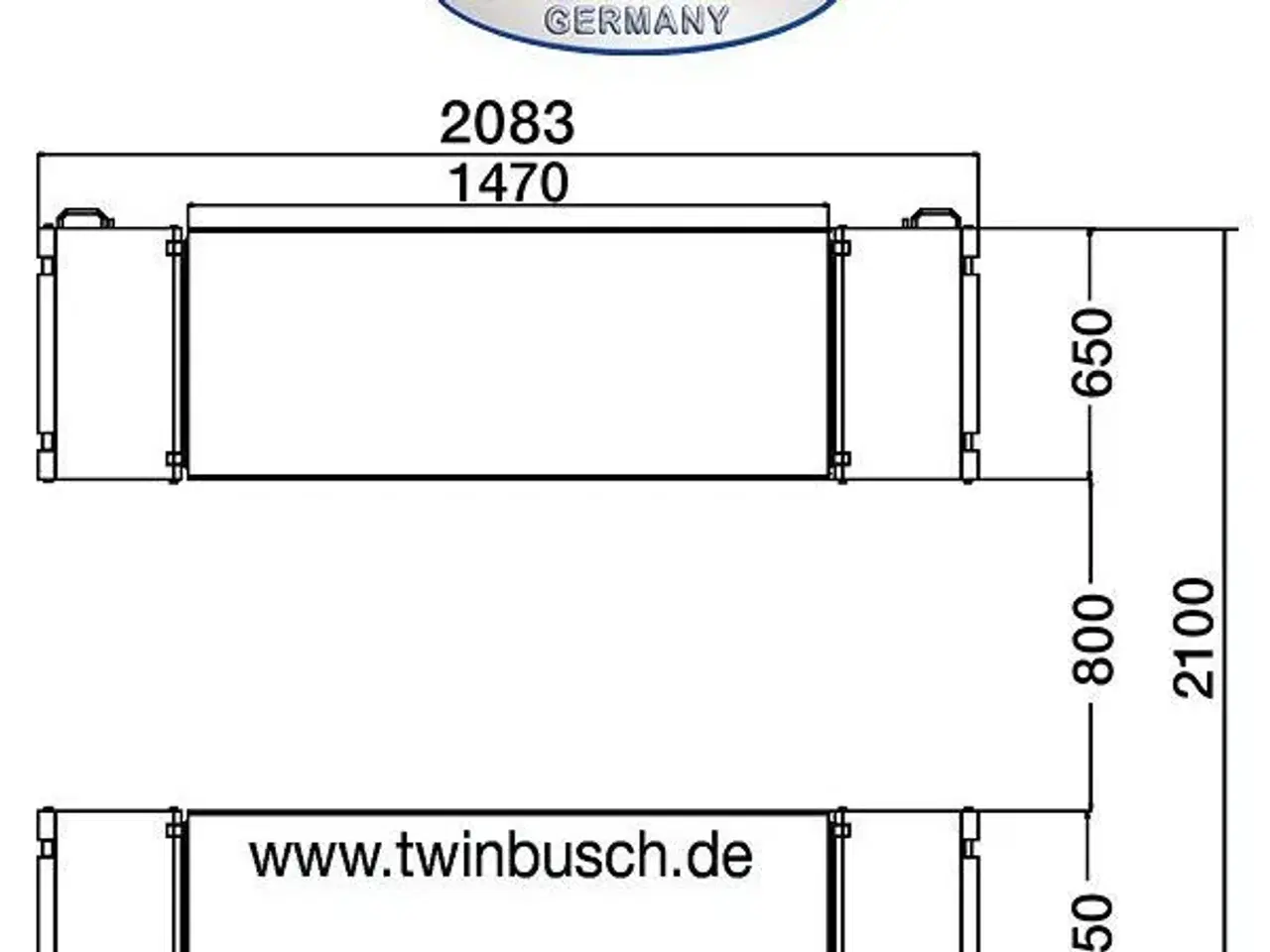 Billede 14 - TwinBusch sakselift TWS319 - 3000 kg