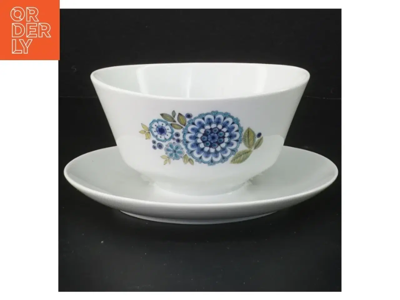 Billede 1 - Porcelænsskål med tallerken fra Bavaria (str. Ø 18 cm)