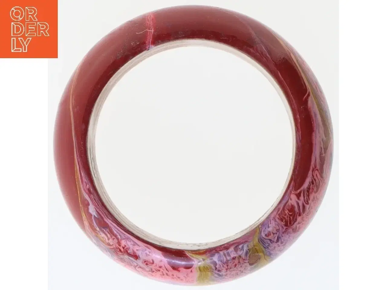 Billede 2 - Dekoreret træarmbånd (str. Ø 9,5 cm)