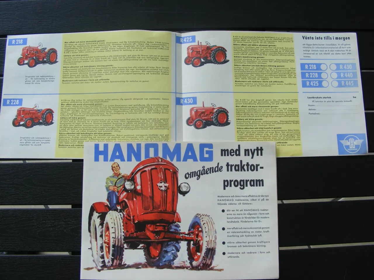 Billede 4 - Hanomag traktorbrochurer