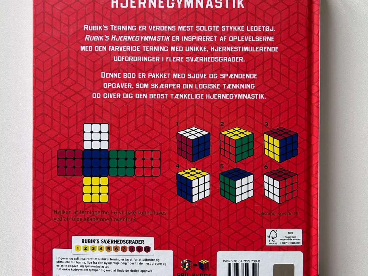 Billede 3 - Bog; 'Rubik's hjernegymnastik'