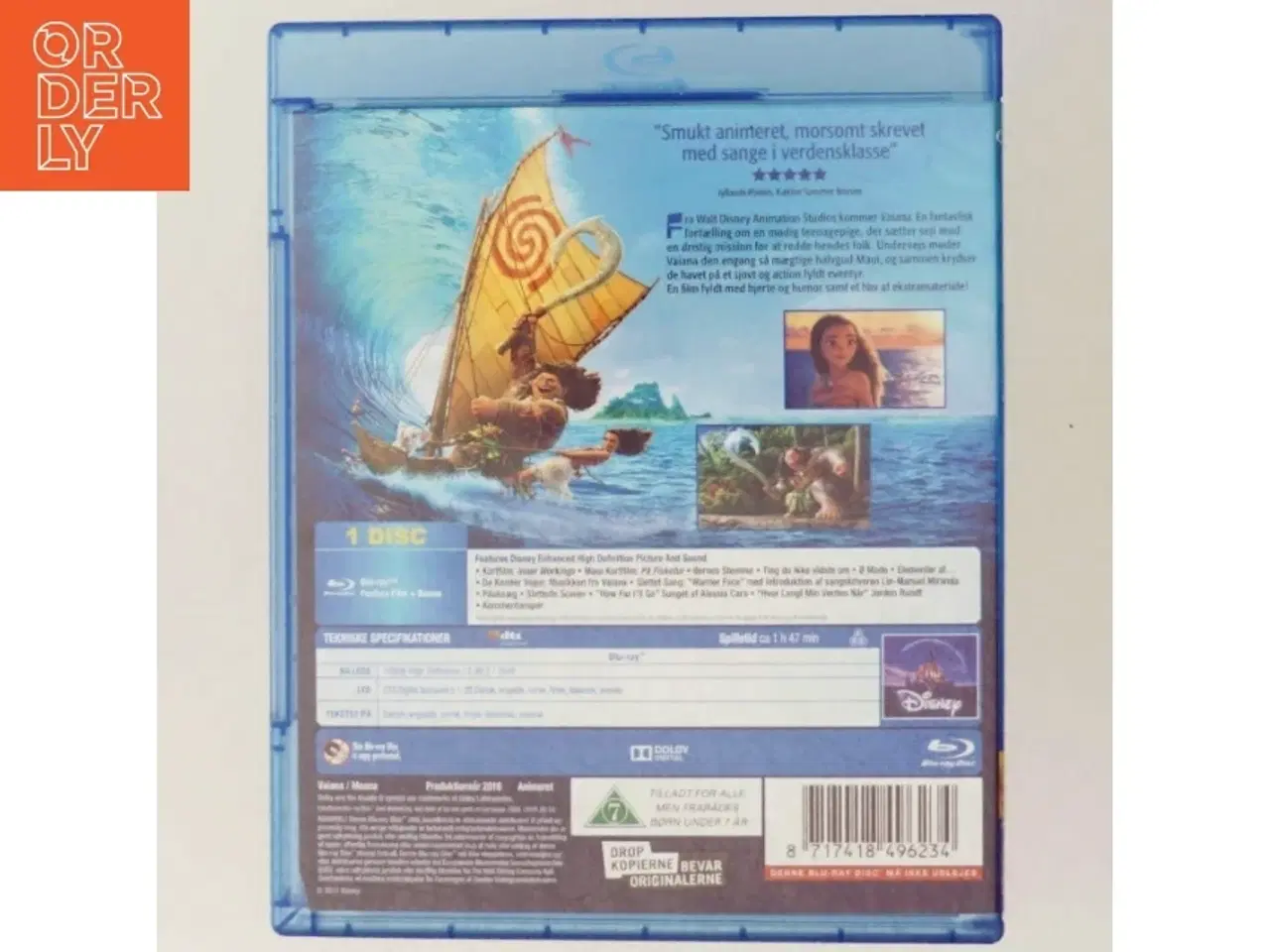 Billede 3 - Vaiana Blu-Ray