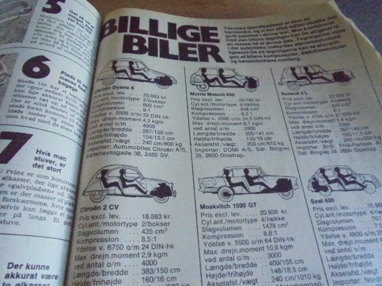 Billede 3 - BILEN OG BÅDEN NR. 6 FRA 1972  