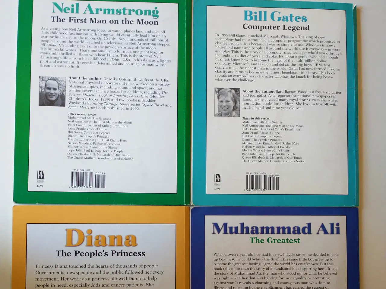 Billede 2 - 4 books in the series: Famous Lives. (Bill Gates,