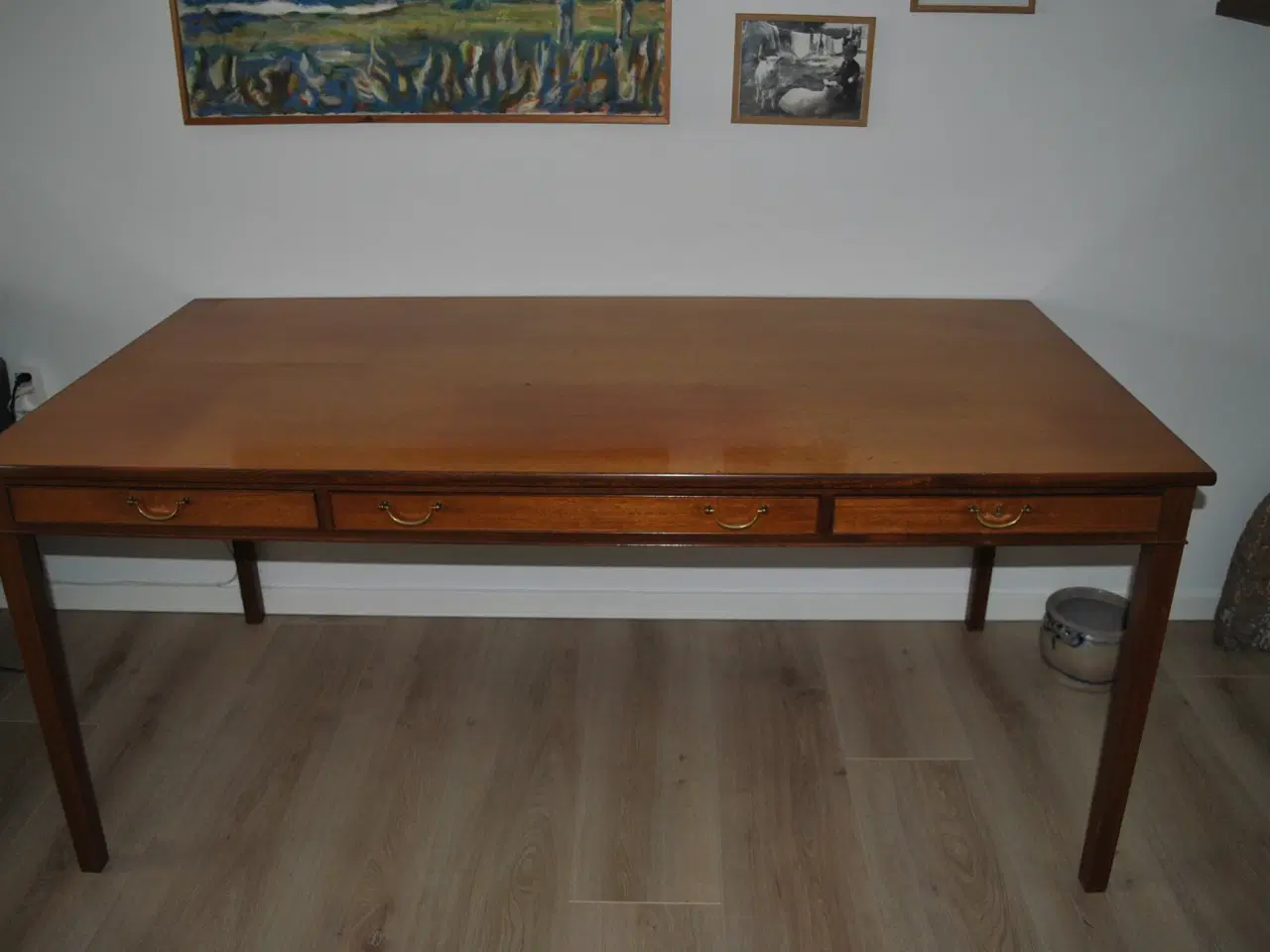 Billede 1 - Skrivebord mahogni tilskrevet Ole Wanscher