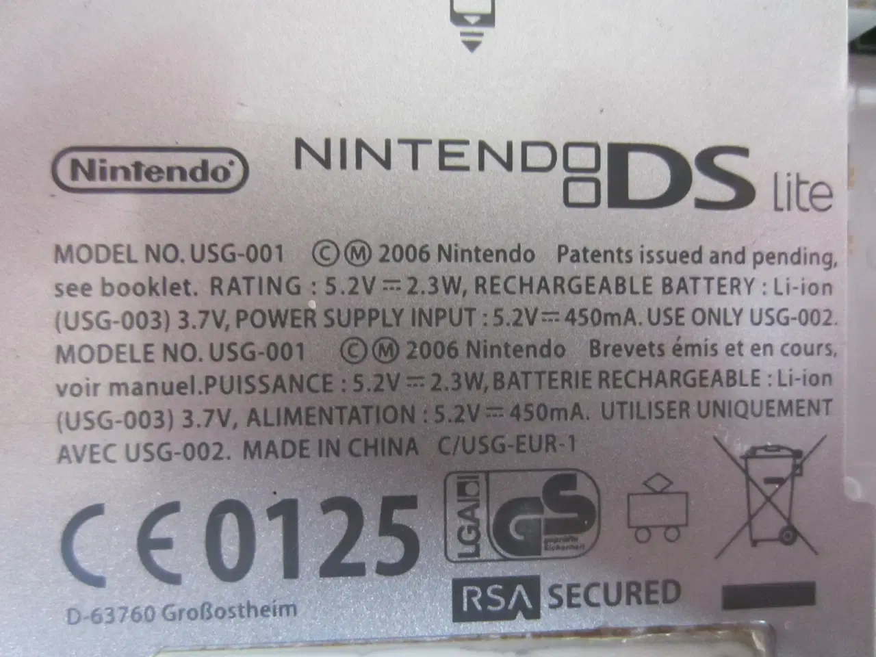 Billede 4 - Defekt Nintendo DS Lite