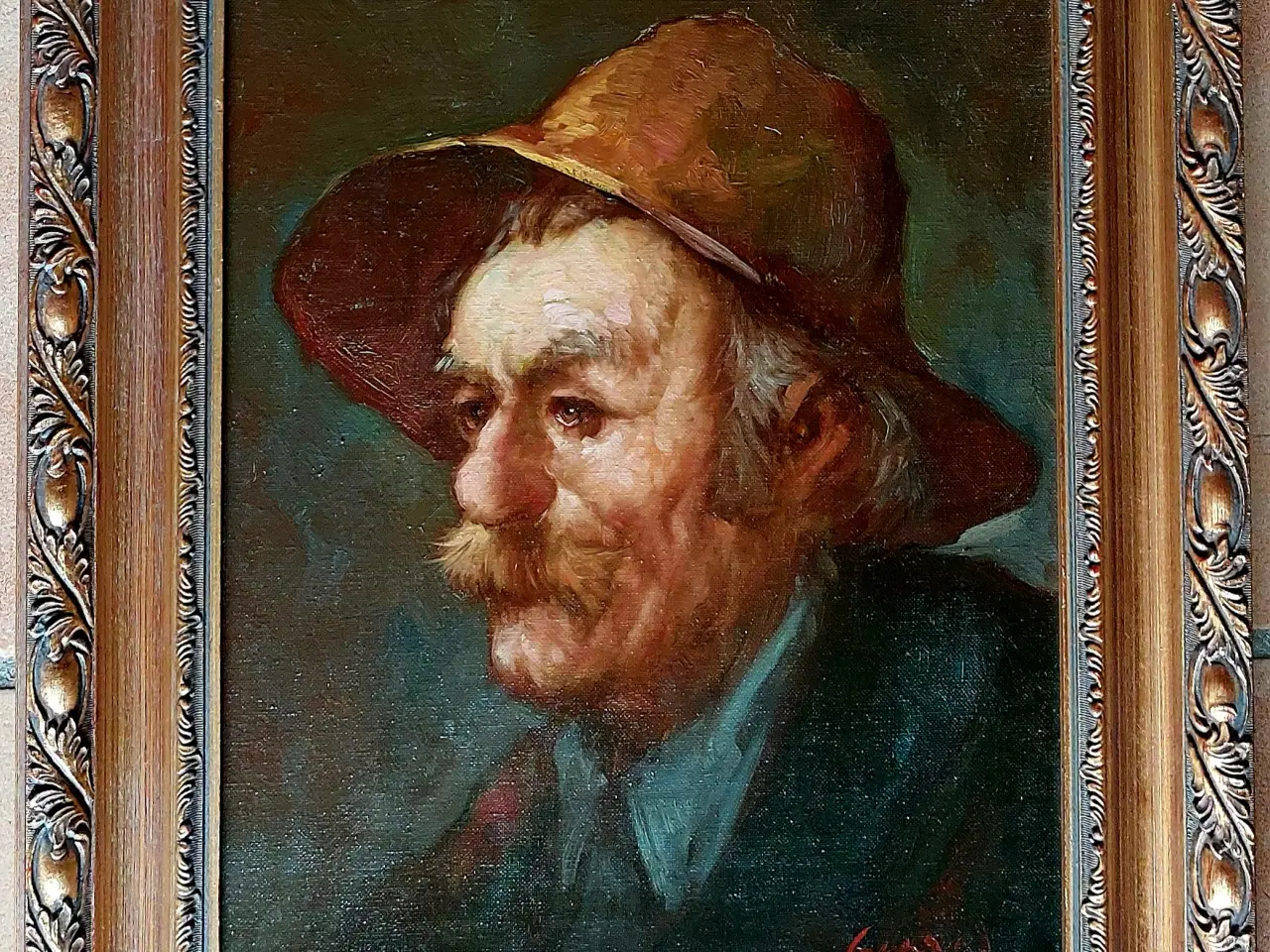 Billede 1 - PORTRÆT - oliemaleri