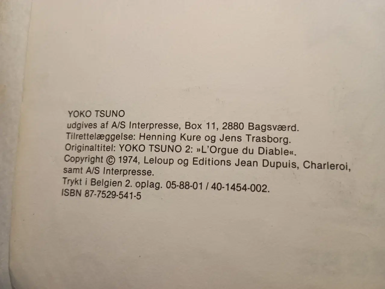Billede 3 - Yoko Tsuno, Djævelens Orgel.