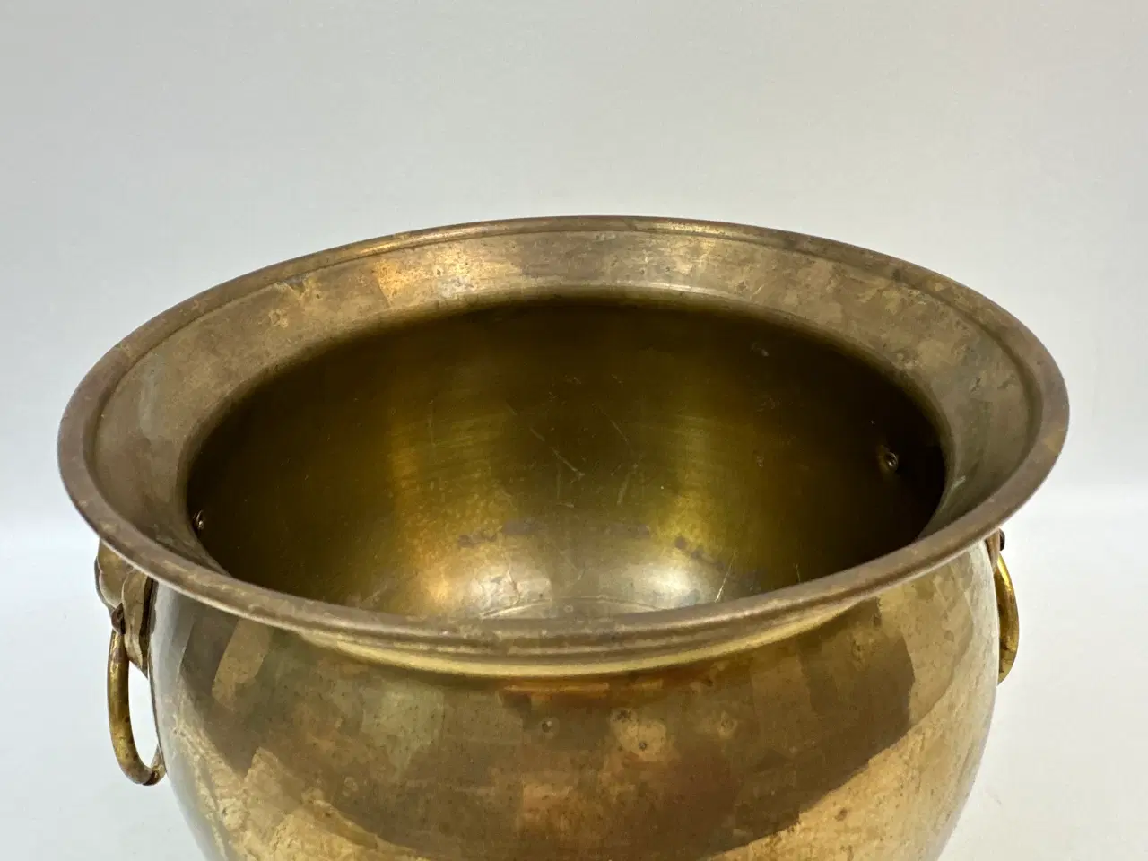 Billede 2 - Vintage messing skål / potte