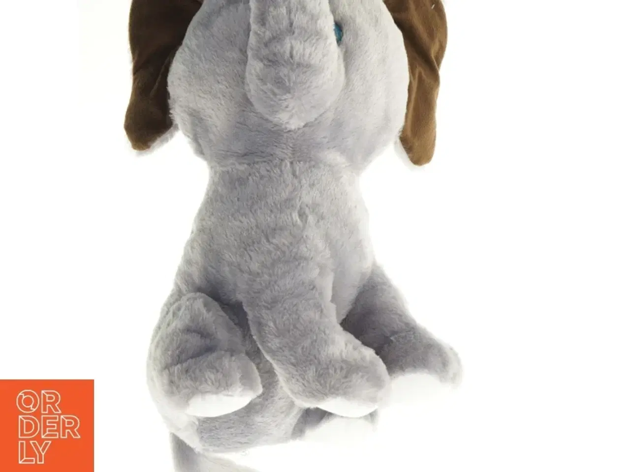 Billede 2 - Blågrå plys elefant