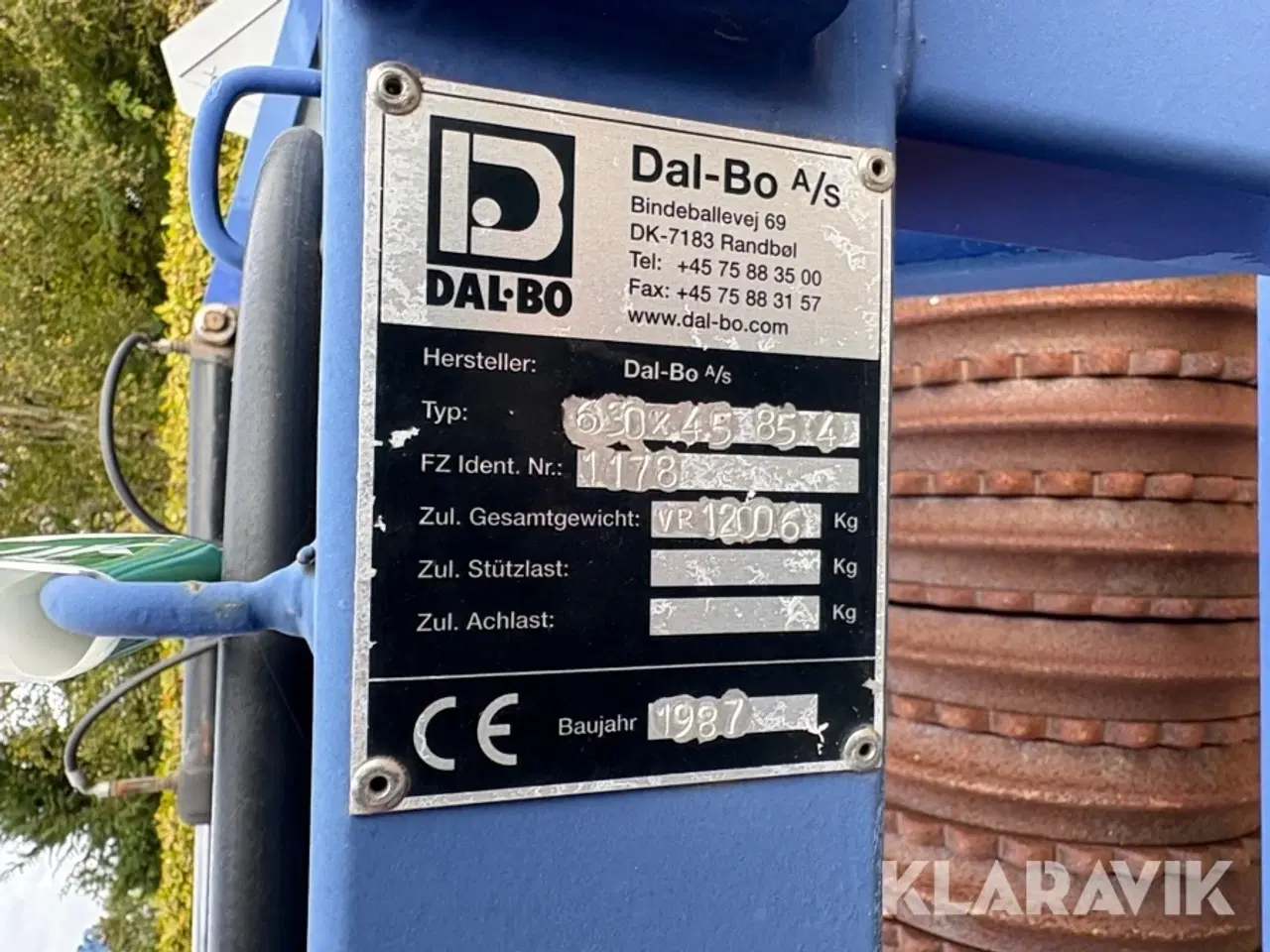 Billede 5 - Tromle Dalbo 630 x 45