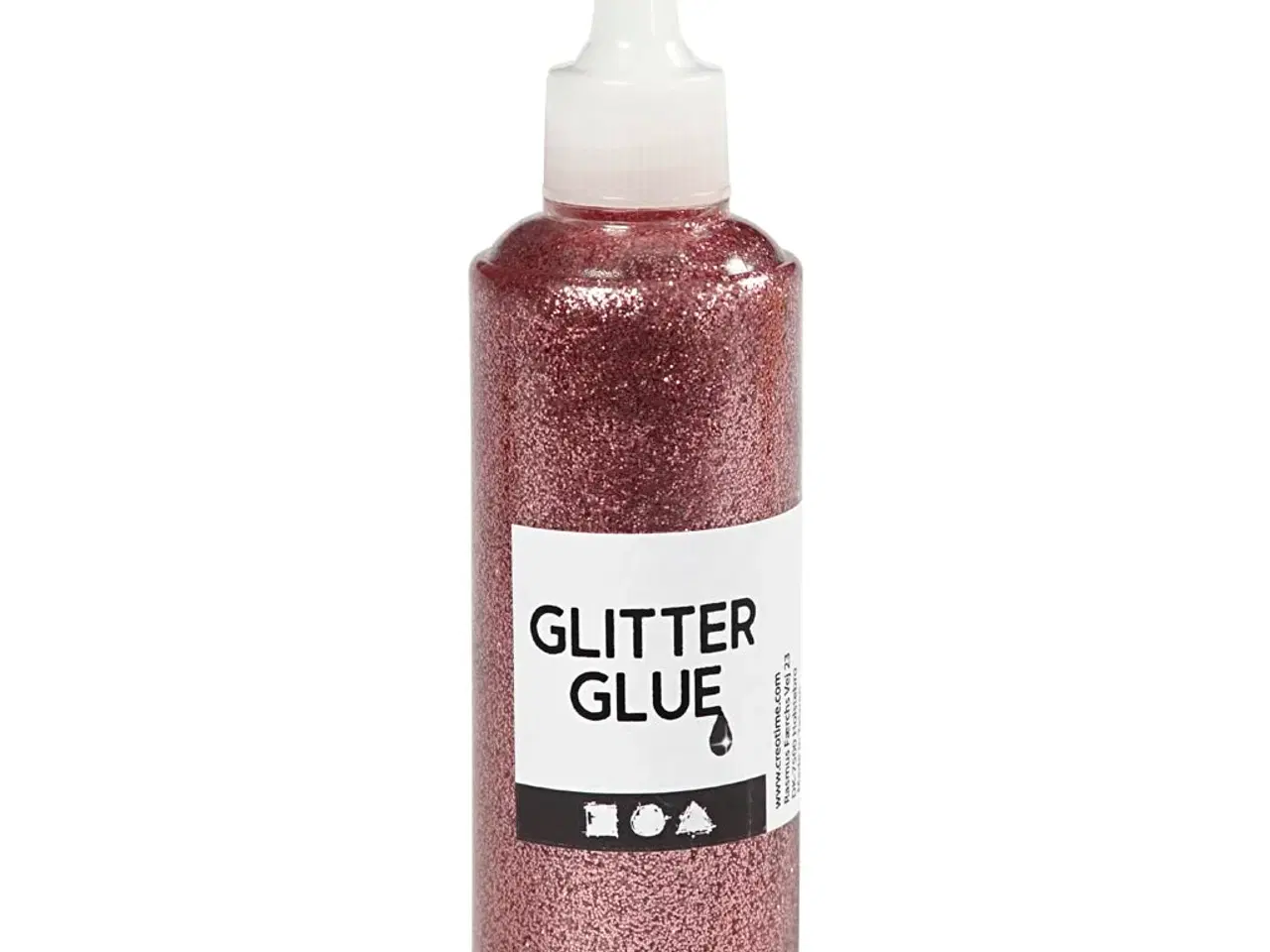 Billede 1 - Rosa Glitterlim 118 ml med præcis påføring